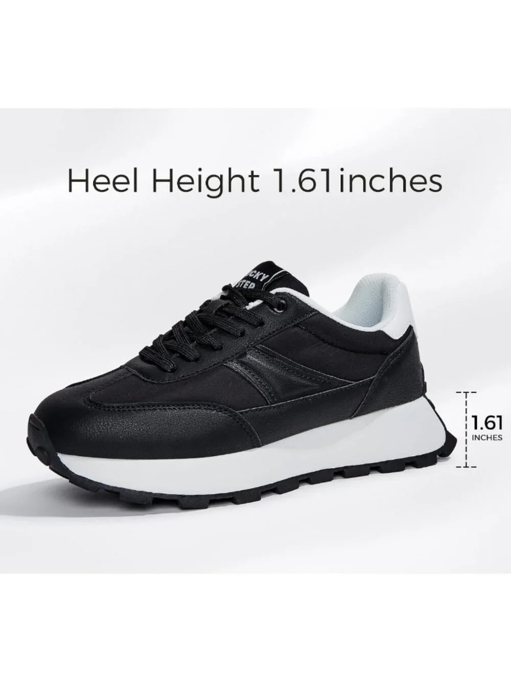 Retro Platform Sneakers for Women | Chunky Lace-up Trainers for Walking
